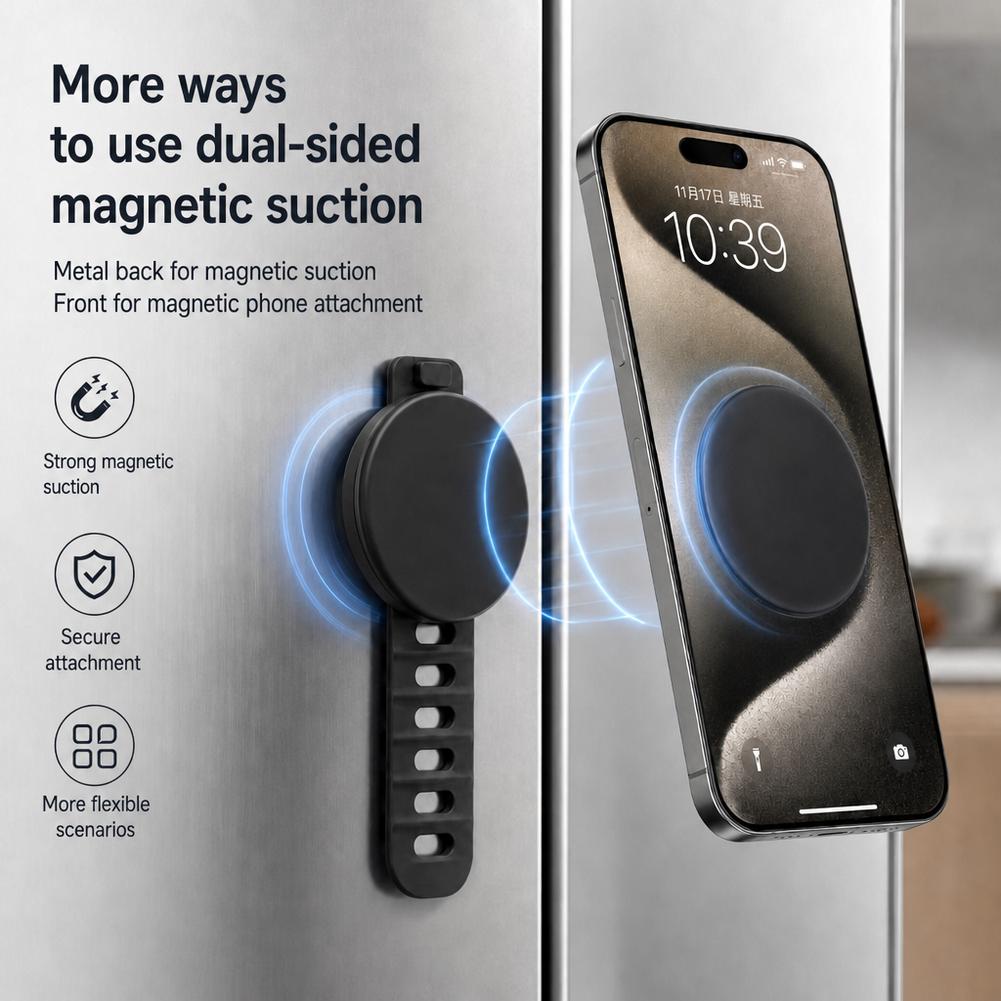 Rugged Sport Strap - Magnetic Phone Holder With Silicone Strap