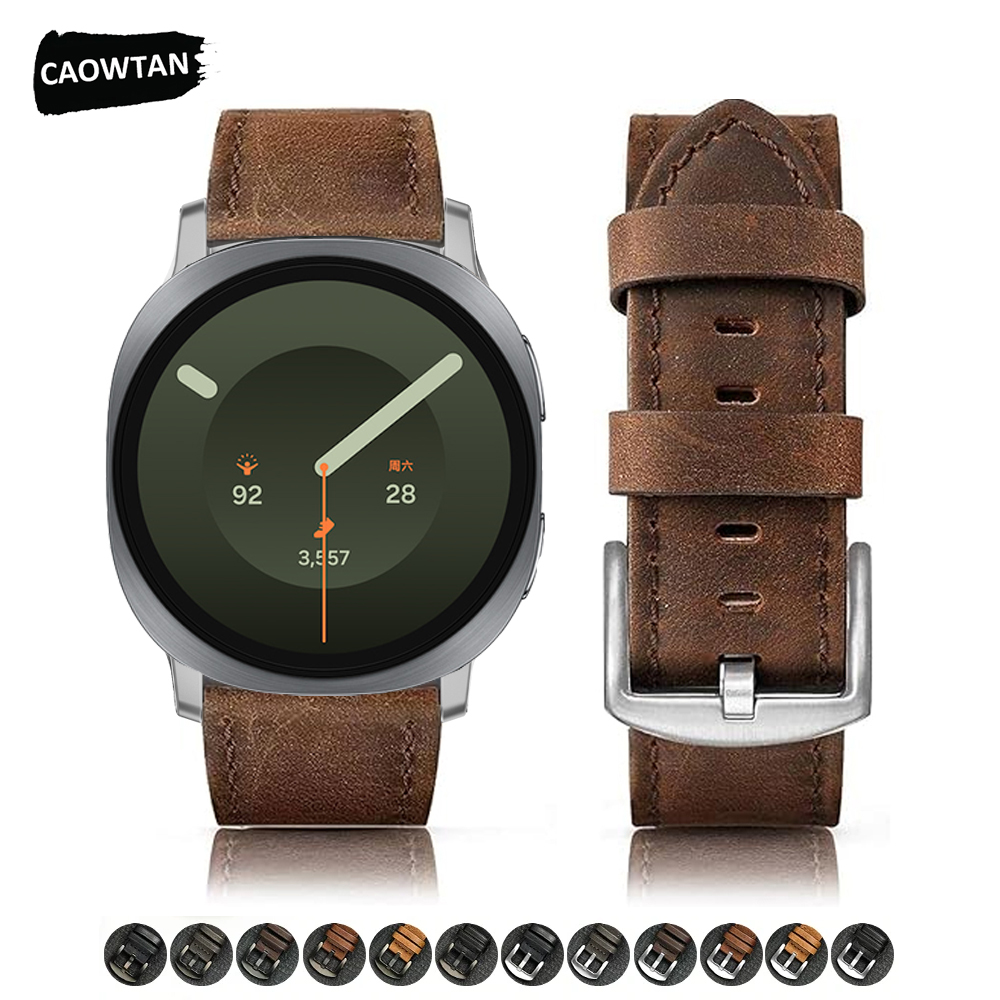 Leather Classic Strap - Strap for Samsung Galaxy Watch 9