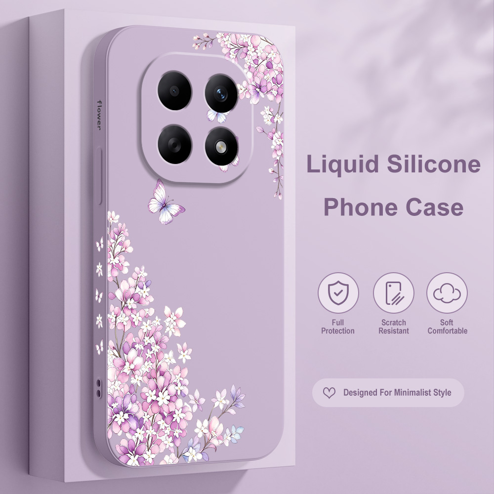 Violet Floral Phone Case For X - Xiaomi Redmi Note 13 recension och pris