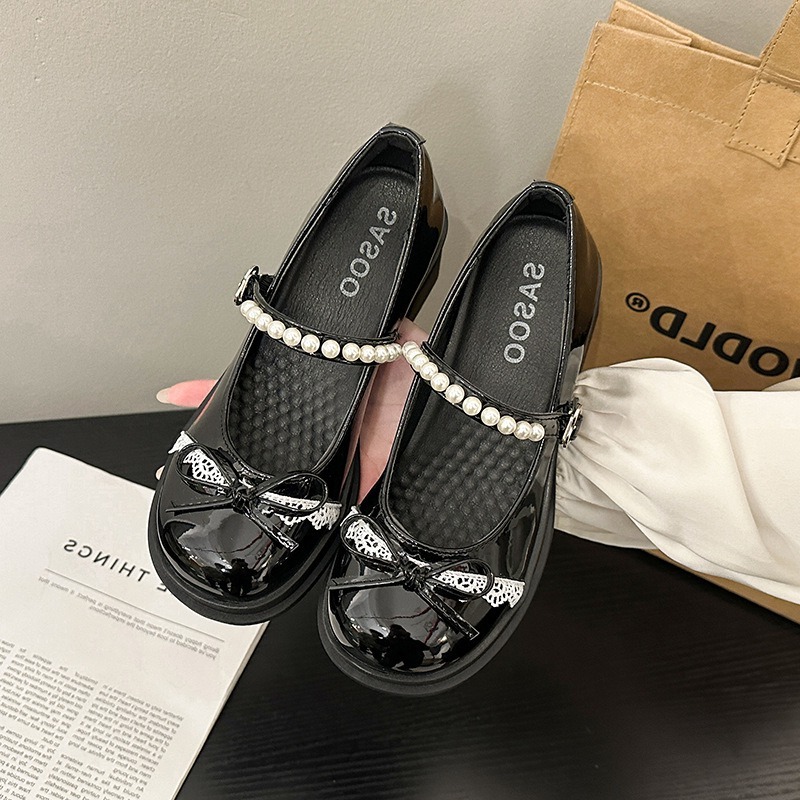 Women Shoes Classic Round Head - Leather Classic Strap recension och pris