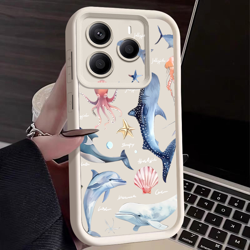 Cute Dolphin Patterned Soft Ca - Xiaomi Redmi Note 13 recension och pris