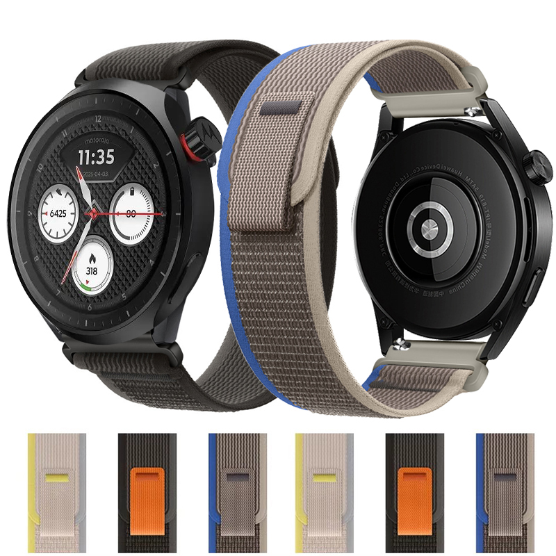 20/22mm Nylon Strap for Motoro - Motorola Smartwatch Accessories recension och pris