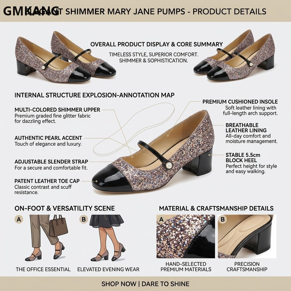 Classic Mary Jane Platform Sho - Leather Classic Strap recension och pris