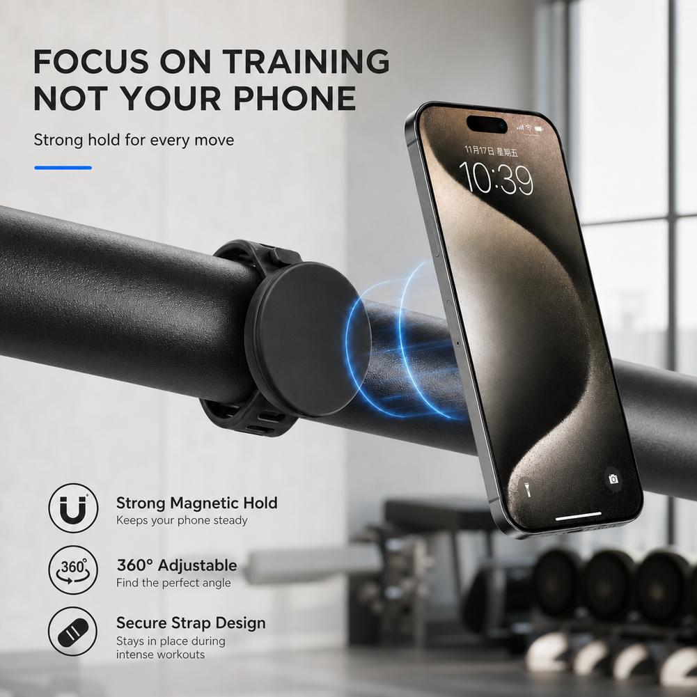 Magnetic Phone Holder With Sil - Rugged Sport Strap recension och pris