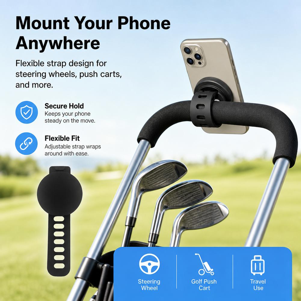 Magnetic Phone Holder With Sil - Rugged Sport Strap recension och pris