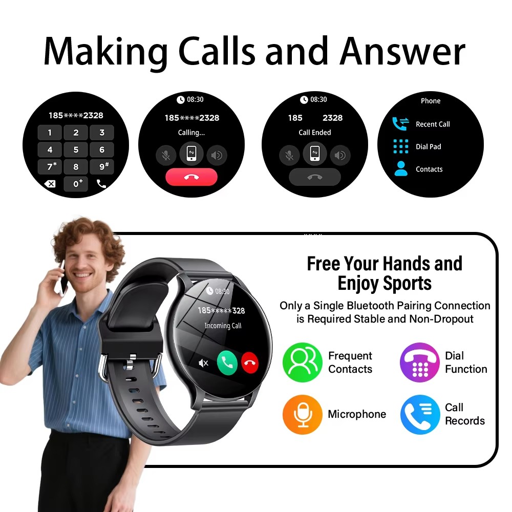 2025 New Smart Watch Heart Rat - Smartwatch Custom recension och pris