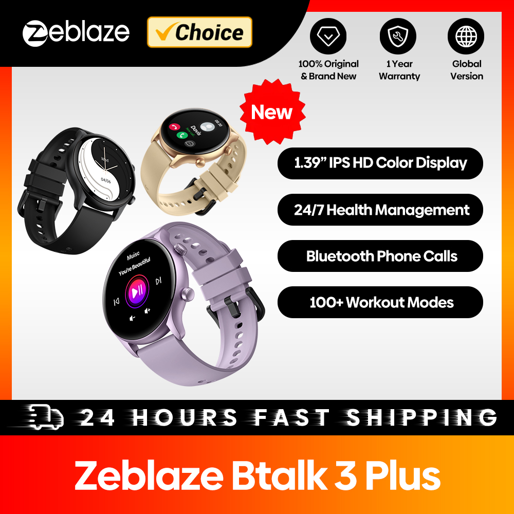 New Zeblaze Btalk 3 Plus Voice - Smartwatch X12 recension och pris