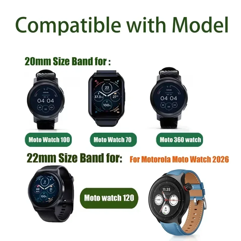 20mm 22mm Breathable Replaceme - Motorola Smartwatch Accessories recension och pris