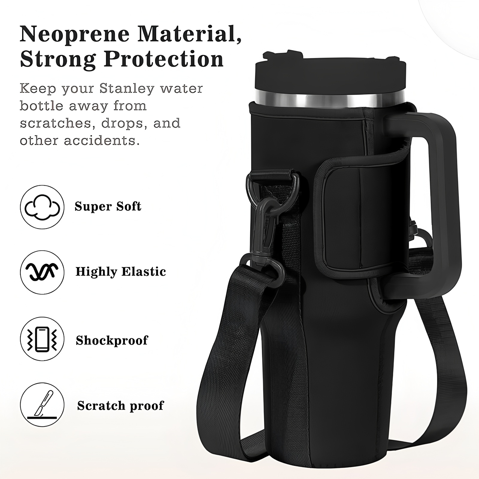 Large 40oz Insulated Leak Proo - Rugged Sport Strap recension och pris