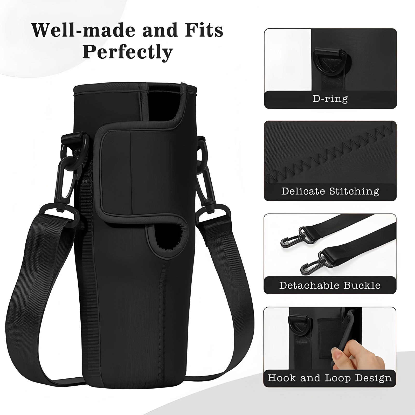 Large 40oz Insulated Leak Proo - Rugged Sport Strap recension och pris